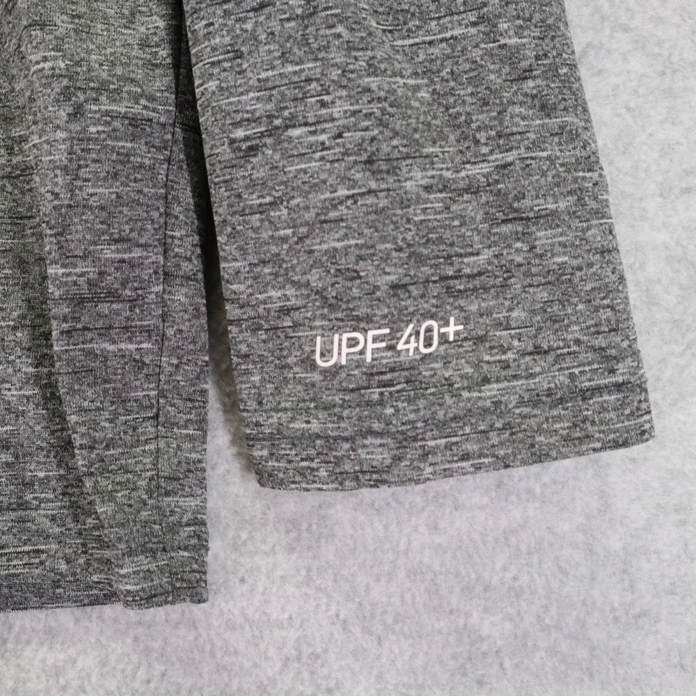 Nike Swim Shirt Mens‎ Small Dri-Fit UPF 40+ Active Beach Surf Gray Long Sleeve